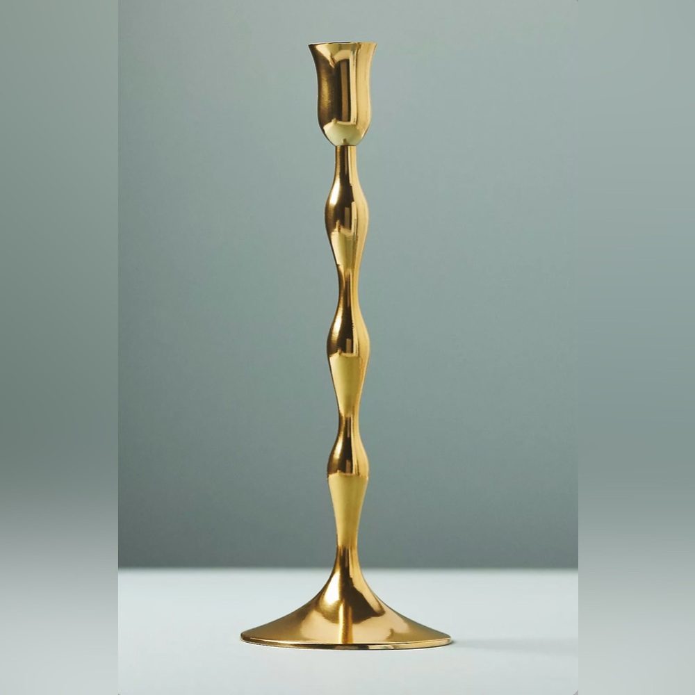 ▪️NWT Anthropologie Luce Hold Metal Taper Candle Holder-S